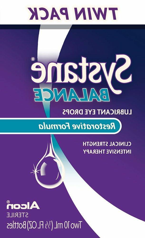 Systane Balance Lubricant Eye Drops Twin Pack 10 Ml 1869