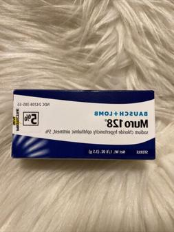 1 Of Brand New Bausch & Lomb MURO 128 Ointment 5 1/8 Oz Exp 