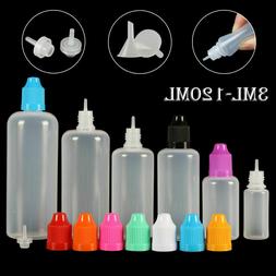 10ml 20ml 30ml 100ml Plastic Squeezable Dropper Bottles Eye 