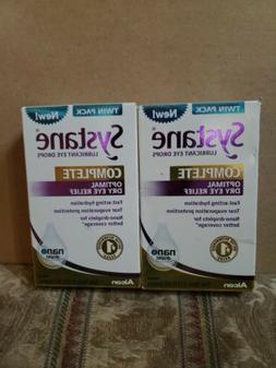 2-Systane Complete Lubricant Eye Drops, 2x10mL Bottles Each 