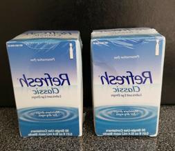 2 Factory Sealed Refresh Classic Lubricant Eye Drops 