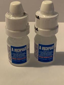 2 Alcon Naphcon A Eye Drops, Eye Allergy Relief  5ML Exp. 03