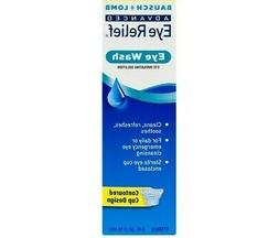 3 BAUSCH LOMB 7/21 EYE RELIEF WASH SOLUTION & CUPS + 3 MAXIM