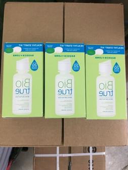 3 Pack Of Bausch & Lomb- BioTrue Contact Lens Solution 2oz. 