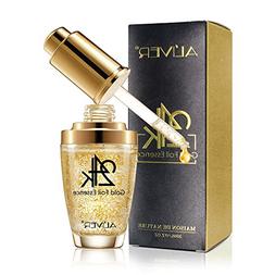 Moisturizer Serum for Face and Eye Area, 24K Gold Essence An