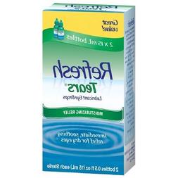 Refresh Tears, Lubricant Eye Drops, 2 Bottles 0.5 fl oz (