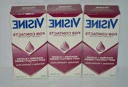 Visine For Contacts Lubricant + Rewetting Drops, .5 Fl. Oz