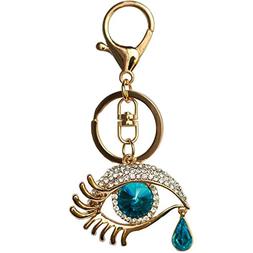 Bolbove Angel's Tears Keychain Teardrop Keyring Evil Eye Cry