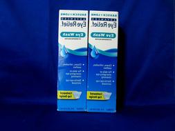 Bausch & Lomb Advanced Relief Eye Wash - 4 oz.  2 PAK EXP 06