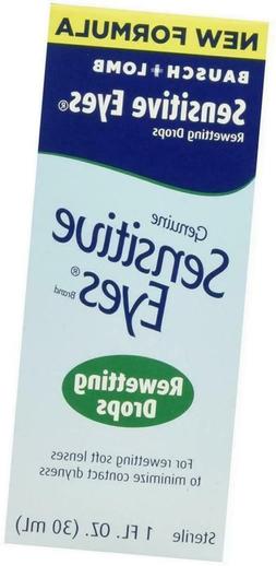 Bausch & Lomb Sensitive Eyes Rewetting Drops, 1-Ounce Bottle