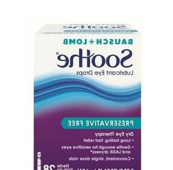 Bausch & Lomb Soothe Lubricant Eye Drops, 28-Count Single Us