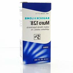 Bausch + Lomb Muro 128 Solution 5%, 1/2 fl oz /15ml eye drop