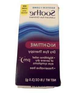Bausch + Lomb Soothe Lubricant Eye Ointment, Night Time, 1/8