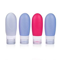 Travel Bottles,Leakproof Silicone Refillable Travel Containe