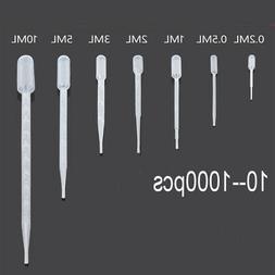 Clear Disposable Medical Plastic Eye Dropper Transfer Gradua