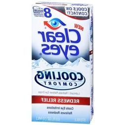 Clear Eyes Cooling Comfort Redness Relief Eye Drops, 3 Count