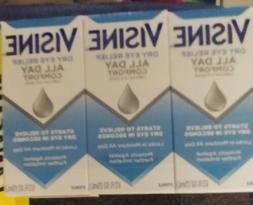 Visine All Day Comfort Dry Eye Relief Lubricant Eye Drops, .