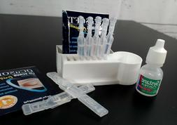 Eye Care Station - Holds 7 Vials - Eye Drop Bottle & Eye Cle
