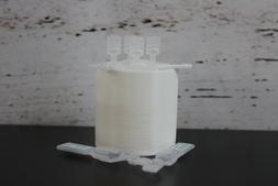Holder & Storage W/lid, Holds 7 Single Use Disposable Vials 