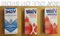 Visine Eye Drops, Dry Eye / Advanced Redness Relief, 0.5 Oz,