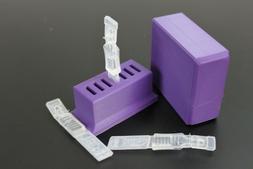 Vial Holder & Storage W/ Pressure Fitted Lid - 5 Or 7 Vials 