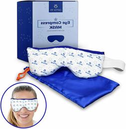 Eye Mask &ndash; Microwavable Compress Pad with Storage Pouch fo