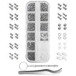 Sunglasses Eyeglasses Repair Kit, 5 Pairs Nose Pads with Mic