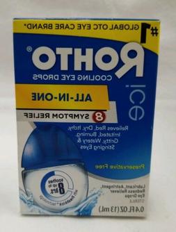 Rohto Ice All-in-one Multi-Symptom Relief Cooling Eye Drops,