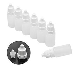 Jespekerere 50 PCS Plastic Dropper Bottle Drop Bottles Empty