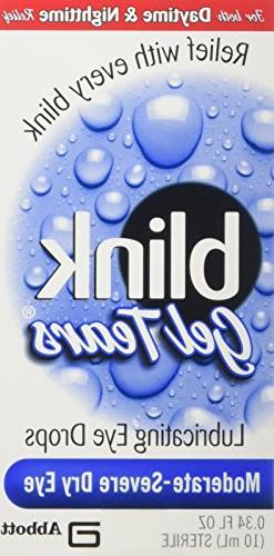 Blink Gel Tears, Lubricating Eye Drops, Moderate-Severe Dry 