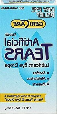 Gericare Artificial Tears Lubricant Eye Drops, 15 mL Per Bot