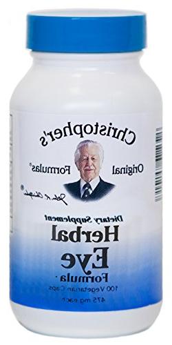 Dr. Christopher's Herbal Eyebright Formula 100 Veg Caps