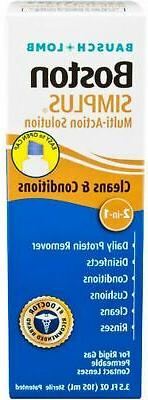 Boston Simplus Multi-action Solution, 3.5 Fluid Ounce, 2-pac