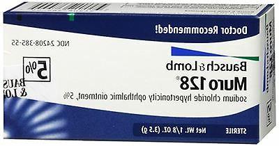 Muro 128 5% Sterile Opthalmic Ointment .12 oz 