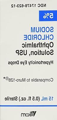 Akorn USP 5 Sodium Chloride Ophthalmic Solution, 0.5 Fluid O