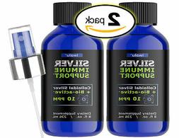 LIQUID MINERALS 8 oz, Best COLLOIDAL SILVER ANTIVIRAL SPRAY 