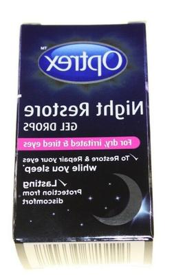 OPTREX NIGHT RESTORE GEL DROP DRY IRRITATED TIRED EYES NEW 1