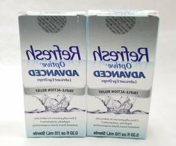 Refresh Optive Advanced Lubricant Eye Drops, 0.33 fl oz 