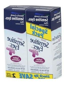 Sensitive Eyes Saline Solution, 12 Fluid Ounce Each 
