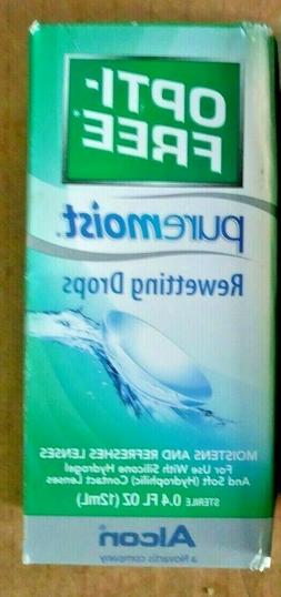 Opti-Free Puremoist Rewetting Drops, 12-mL
