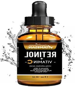 Retinol + Vitamin C & Hyaluronic Acid  Anti-Aging Fine line 
