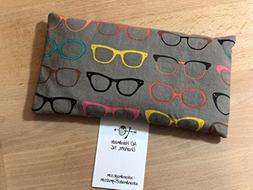 The Soother, Eye Pillow scented with lavender and filled wit