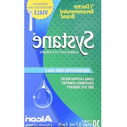 ALCON SYSTANE Preservative-Free Vials Dry Eye Lubricant Arti