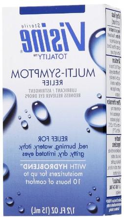 Visine Totality Multi-Symptom Relief Eye Drops-0.5 oz, 2 pac