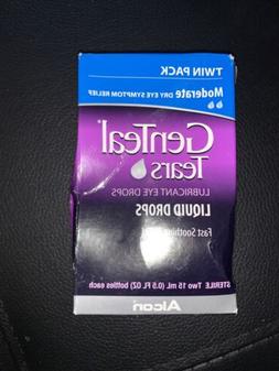 GenTeal Twinpack Eye Drops, Moderate 0.5 oz 