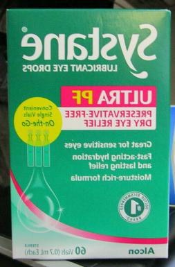 Systane Ultra High Performance Lubricant Eye Drops, 60 Vials