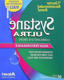Systane Ultra Lubricant Eye Drops, 60 Vials, 0.7-mL Each