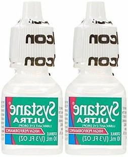 Systane Ultra Lubricant Eye Drops, 2-count .33 fl oz  Bottle