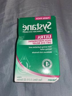 SYSTANE ULTRA Lubricant Eye Drops, Twin Pack, 10-mL Each