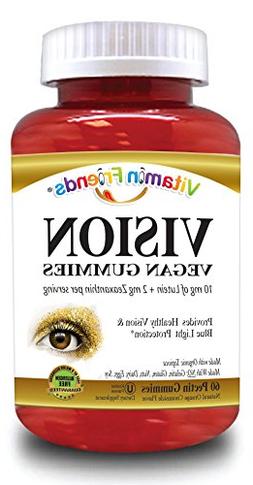 Vitamin Friends Vision Vegan with Lutein Pectin Gummies&nbsp;, O